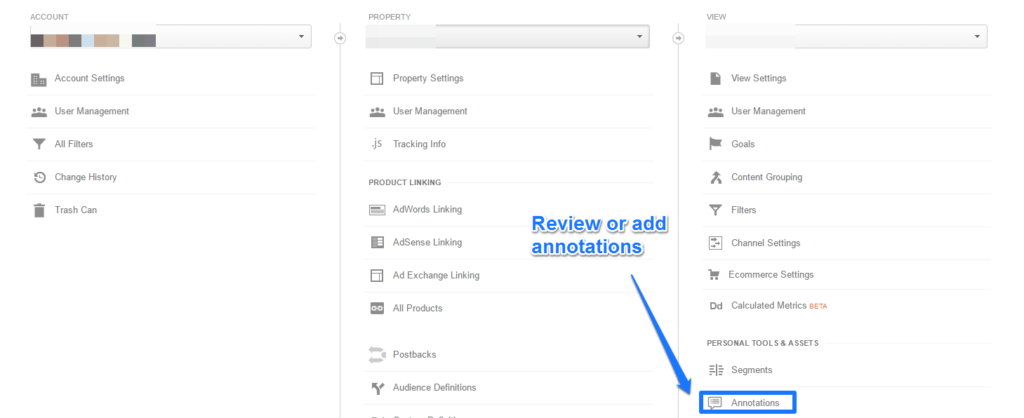 Annotations Admin Interface