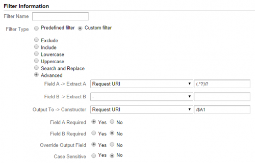 Filter 9 - remove all query parameters
