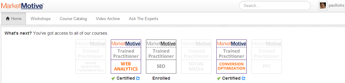 Market Motive Internet Marketing Courses