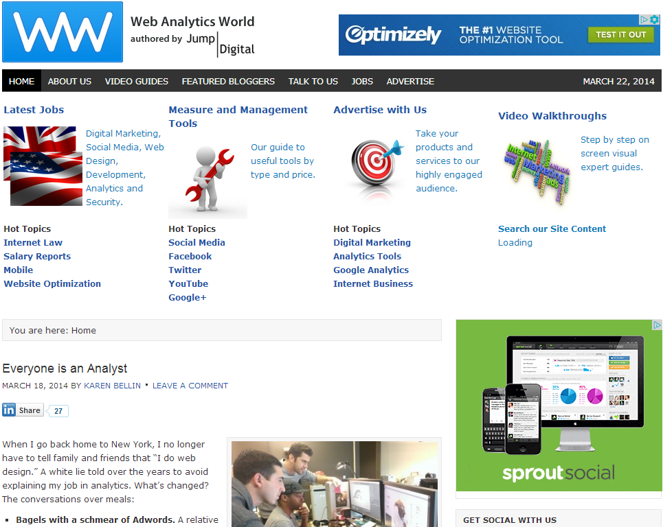Web Analytics World Blog