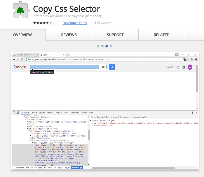 Copy CSS Selector GTM