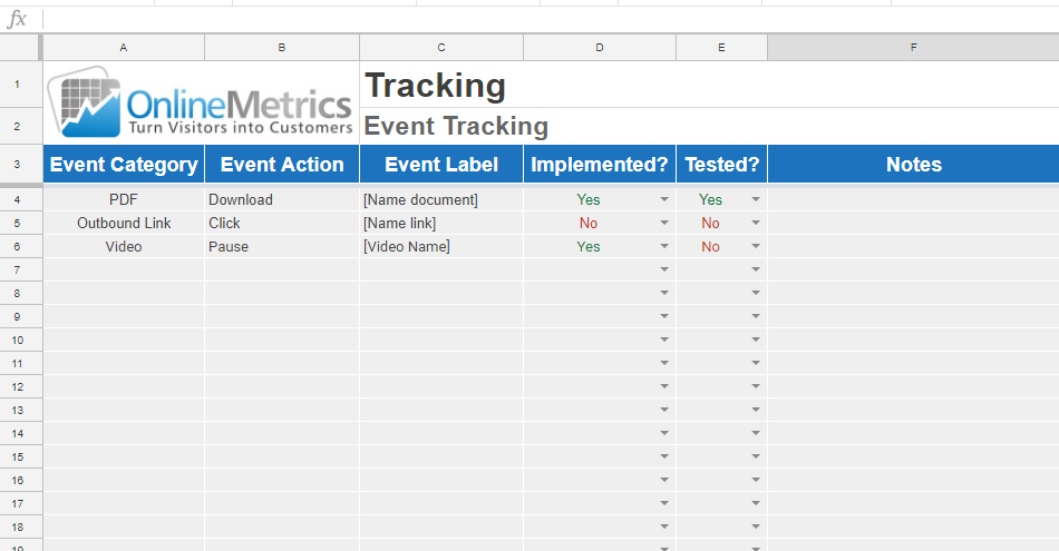 Tracking - Event Tracking