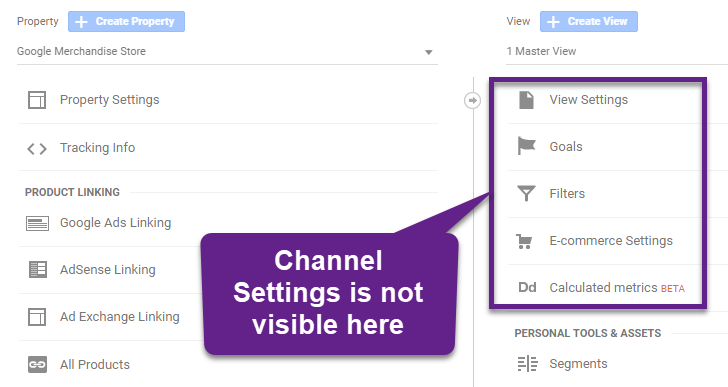 Channel Settings - Google Demo Store