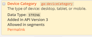 Device Category Example