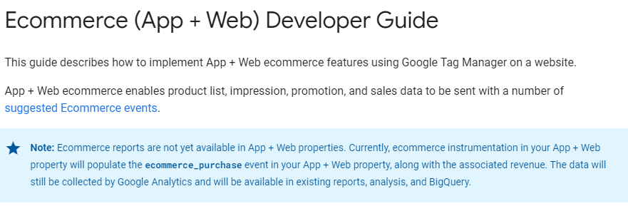 Ecommerce (App + Web) Developers Guide