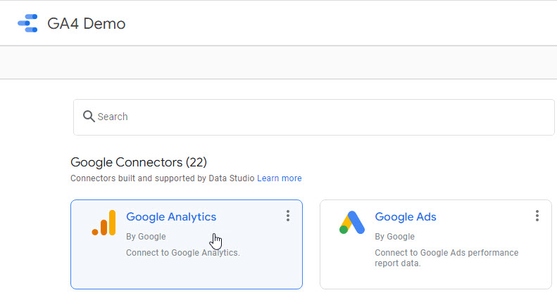 GA4 - Google Analytics Connector
